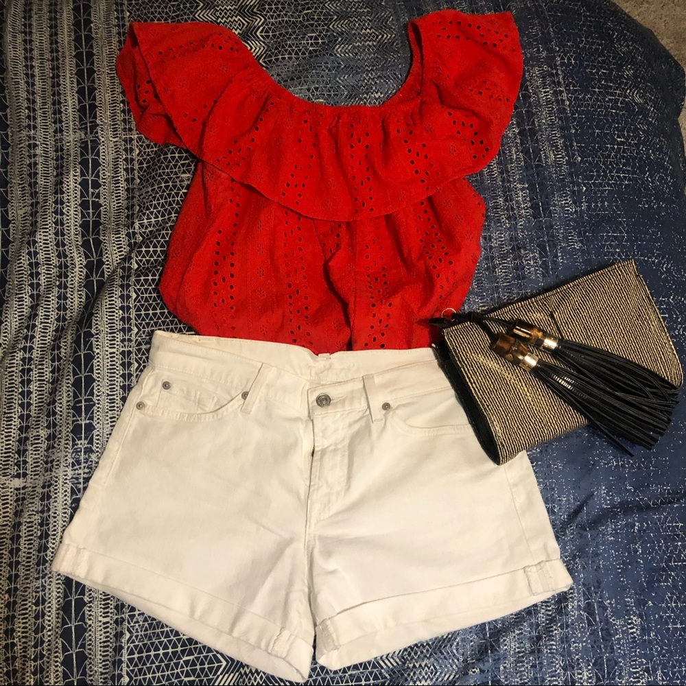 7 for all mankind shorts size 28